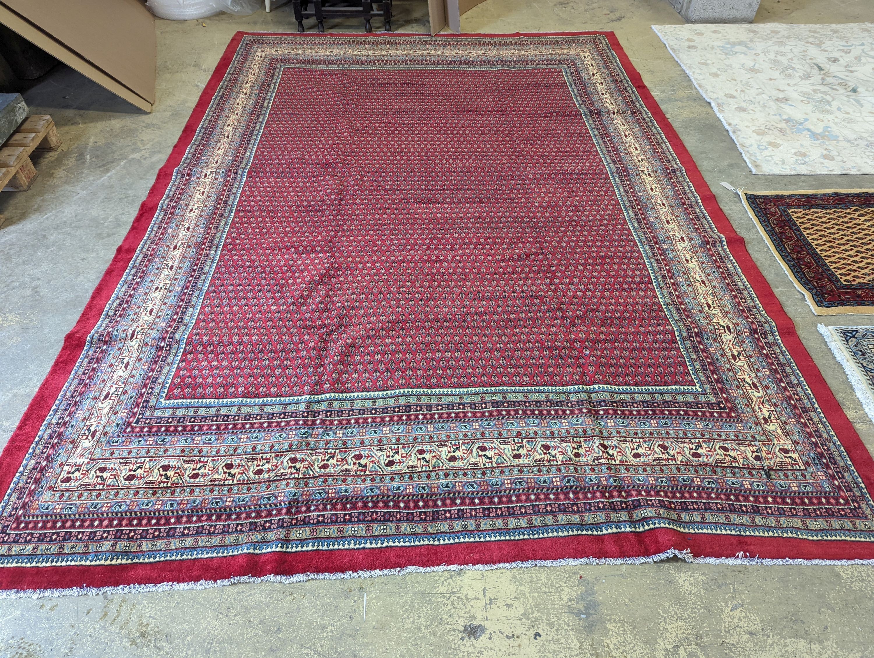 An Araak carpet, 390 x 260cm